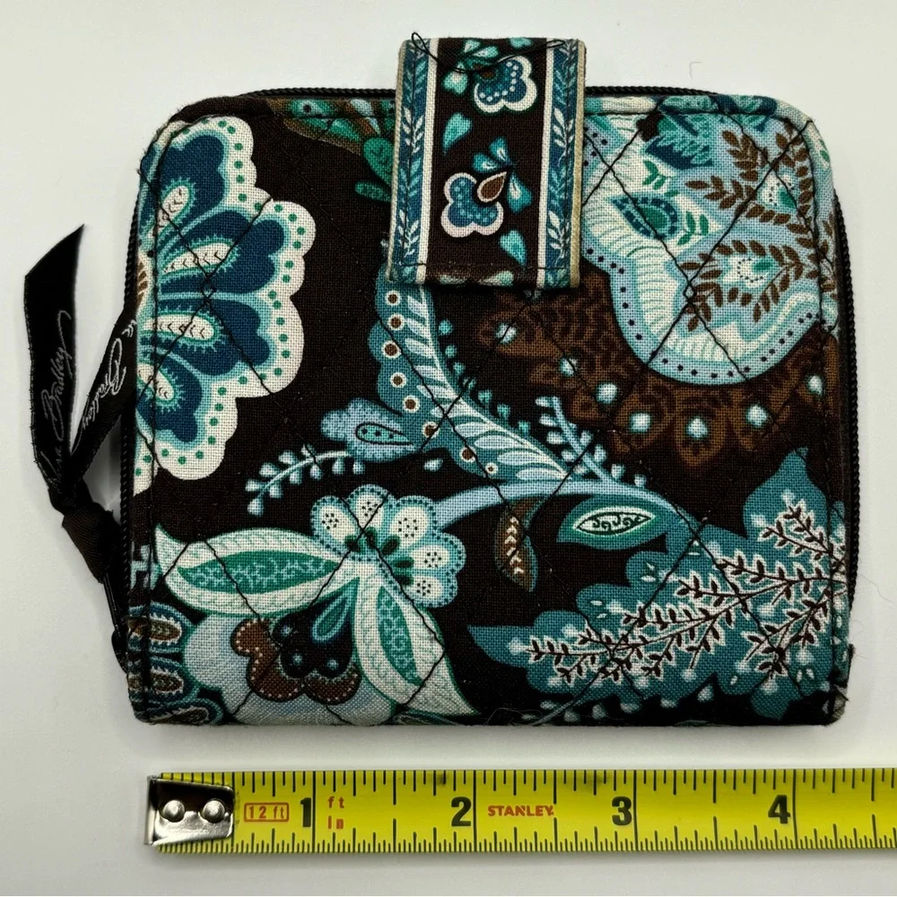 Vera Bradley Women's Floral‎ Wallet - Black and Blue